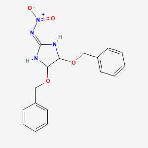 4,5-bis(benzyloxy)-N-nitro-2-imidazolidinimine