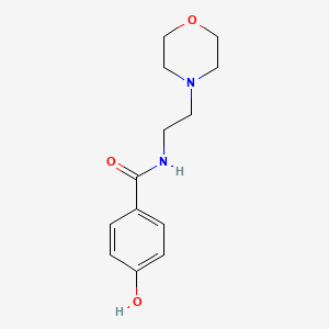 molecular formula C13H18N2O3 B6043437 4-hydroxy-N-[2-(4-morpholinyl)ethyl]benzamide 