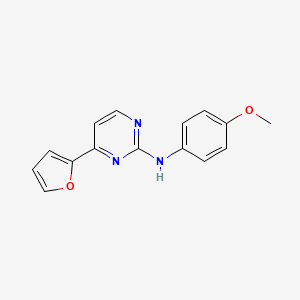 4-(2-furyl)-N-(4-methoxyphenyl)-2-pyrimidinamine