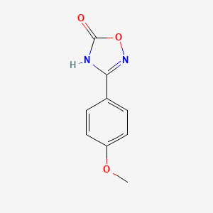 molecular formula C9H8N2O3 B6043472 3-(4-methoxyphenyl)-1,2,4-oxadiazol-5(4H)-one 