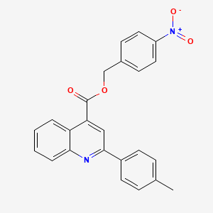 4-nitrobenzyl 2-(4-methylphenyl)-4-quinolinecarboxylate