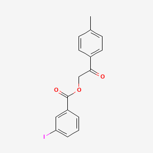 2-(4-methylphenyl)-2-oxoethyl 3-iodobenzoate