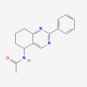 N-(2-phenyl-5,6,7,8-tetrahydro-5-quinazolinyl)acetamide