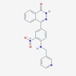 4-{3-nitro-4-[(3-pyridinylmethyl)amino]phenyl}-1(2H)-phthalazinone