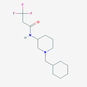 N-[1-(cyclohexylmethyl)-3-piperidinyl]-3,3,3-trifluoropropanamide
