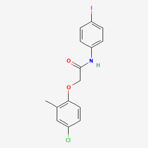 2-(4-chloro-2-methylphenoxy)-N-(4-iodophenyl)acetamide