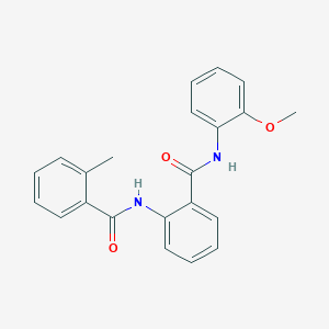 N-(2-{[(2-methoxyphenyl)amino]carbonyl}phenyl)-2-methylbenzamide