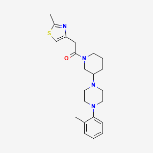 1-(2-methylphenyl)-4-{1-[(2-methyl-1,3-thiazol-4-yl)acetyl]-3-piperidinyl}piperazine