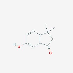 B060440 6-Hydroxy-3,3-dimethyl-2,3-dihydro-1H-inden-1-one CAS No. 166978-00-3