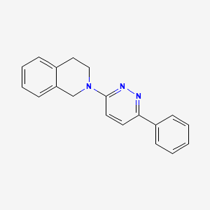 molecular formula C19H17N3 B6044008 2-(6-phenyl-3-pyridazinyl)-1,2,3,4-tetrahydroisoquinoline 