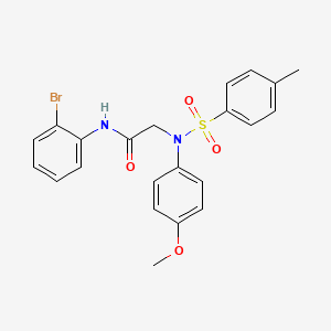 N~1~-(2-bromophenyl)-N~2~-(4-methoxyphenyl)-N~2~-[(4-methylphenyl)sulfonyl]glycinamide