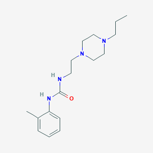 N-(2-methylphenyl)-N'-[2-(4-propyl-1-piperazinyl)ethyl]urea