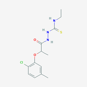 2-[2-(2-chloro-5-methylphenoxy)propanoyl]-N-ethylhydrazinecarbothioamide