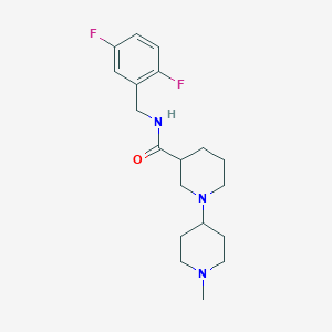 N-(2,5-difluorobenzyl)-1'-methyl-1,4'-bipiperidine-3-carboxamide