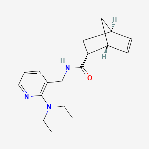 (1R*,2R*,4R*)-N-{[2-(diethylamino)-3-pyridinyl]methyl}bicyclo[2.2.1]hept-5-ene-2-carboxamide