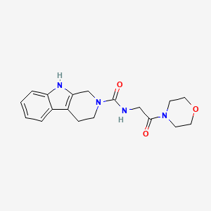 N-[2-(4-morpholinyl)-2-oxoethyl]-1,3,4,9-tetrahydro-2H-beta-carboline-2-carboxamide