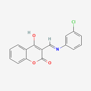 (Z)-3-(((3-chlorophenyl)amino)methylene)chroman-2,4-dione