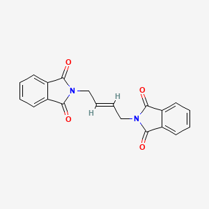 molecular formula C20H14N2O4 B6044260 2,2'-(2-butene-1,4-diyl)bis(1H-isoindole-1,3(2H)-dione) 