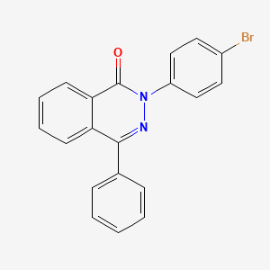 molecular formula C20H13BrN2O B6044290 2-(4-bromophenyl)-4-phenyl-1(2H)-phthalazinone 