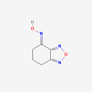 molecular formula C6H7N3O2 B604444 4-Hidroxiimino-4,5,6,7-tetrahidrobenzofurazán CAS No. 57153-55-6