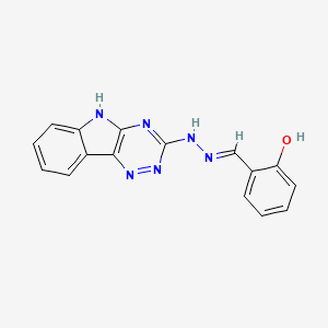 2-hydroxybenzaldehyde 5H-[1,2,4]triazino[5,6-b]indol-3-ylhydrazone