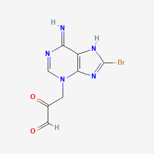 3-(6-Amino-8-bromo-3H-purin-3-yl)-2-oxopropanal