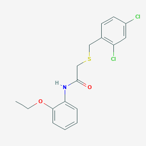 molecular formula C17H17Cl2NO2S B6044865 2-[(2,4-dichlorobenzyl)thio]-N-(2-ethoxyphenyl)acetamide 