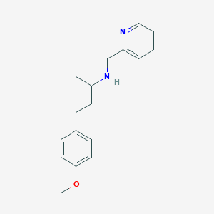 molecular formula C17H22N2O B6044922 4-(4-methoxyphenyl)-N-(2-pyridinylmethyl)-2-butanamine 