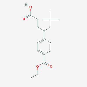 Benzenebutanoic acid,-gamma--(2,2-dimethylpropyl)-4-(ethoxycarbonyl)-(9CI)