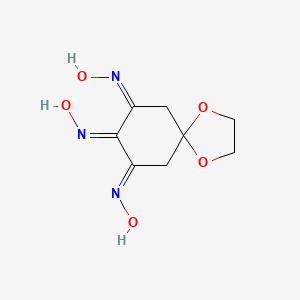 molecular formula C8H11N3O5 B604511 1,4-dioxaspiro[4.5]decane-7,8,9-trione trioxime CAS No. 282108-82-1