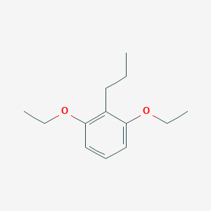 molecular formula C13H20O2 B060453 1,3-Diethoxy-2-propylbenzene CAS No. 172931-99-6