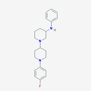 molecular formula C22H28FN3 B6045666 1'-(4-fluorophenyl)-N-phenyl-1,4'-bipiperidin-3-amine 