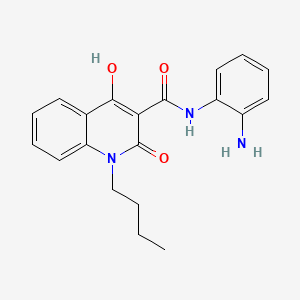 N-(2-aminophenyl)-1-butyl-4-hydroxy-2-oxo-3-quinolinecarboxamide
