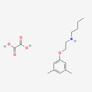 molecular formula C16H25NO5 B6046658 N-[2-(3,5-dimethylphenoxy)ethyl]-1-butanamine oxalate 