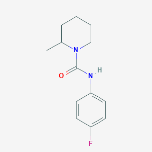 molecular formula C13H17FN2O B6046856 N-(4-fluorophenyl)-2-methyl-1-piperidinecarboxamide 