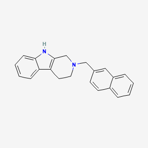 molecular formula C22H20N2 B6046906 2-(2-naphthylmethyl)-2,3,4,9-tetrahydro-1H-beta-carboline 