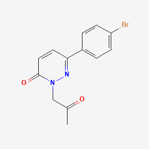 molecular formula C13H11BrN2O2 B6046976 6-(4-bromophenyl)-2-(2-oxopropyl)-3(2H)-pyridazinone 