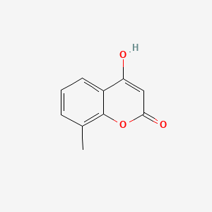 molecular formula C10H8O3 B604728 4-Hydroxy-8-methyl-2H-chromen-2-one CAS No. 24631-83-2