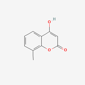 molecular formula C10H8O3 B604728 4-羟基-8-甲基-2H-色烯-2-酮 CAS No. 24631-83-2