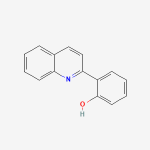 molecular formula C15H11NO B604731 2-(2-Quinolinyl)phenol CAS No. 42731-96-4