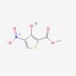 molecular formula C6H5NO5S B604734 Methyl 3-hydroxy-4-nitrothiophene-2-carboxylate CAS No. 89380-76-7
