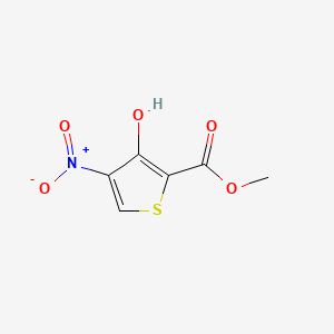 molecular formula C6H5NO5S B604734 3-Hidroxi-4-nitrotiofeno-2-carboxilato de metilo CAS No. 89380-76-7