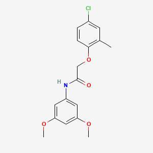 molecular formula C17H18ClNO4 B6047384 2-(4-chloro-2-methylphenoxy)-N-(3,5-dimethoxyphenyl)acetamide 
