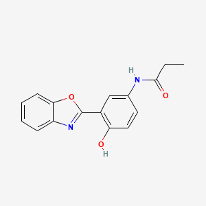 N-[3-(1,3-benzoxazol-2-yl)-4-hydroxyphenyl]propanamide