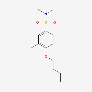 molecular formula C13H21NO3S B604747 [(4-Butoxy-3-methylphenyl)sulfonyl]dimethylamine CAS No. 1163730-00-4