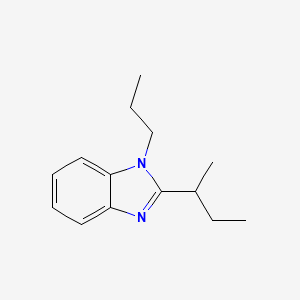 molecular formula C14H20N2 B6047541 2-sec-butyl-1-propyl-1H-benzimidazole 