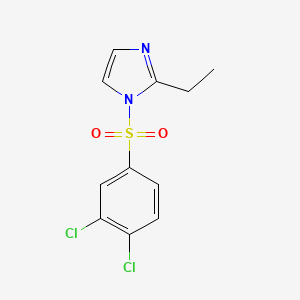 B604781 1-[(3,4-dichlorophenyl)sulfonyl]-2-ethyl-1H-imidazole CAS No. 477307-30-5