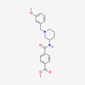 methyl 4-({[1-(3-methoxybenzyl)-3-piperidinyl]amino}carbonyl)benzoate