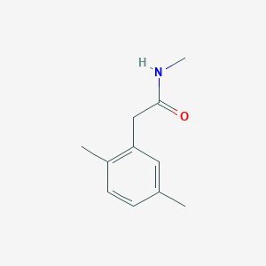 molecular formula C11H15NO B6048182 2-(2,5-dimethylphenyl)-N-methylacetamide 