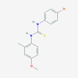 N-(4-bromophenyl)-N'-(4-methoxy-2-methylphenyl)thiourea